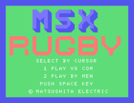 MSX Rugby